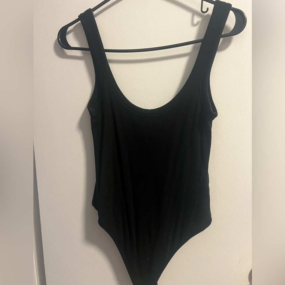 All Saints Black Bodysuit